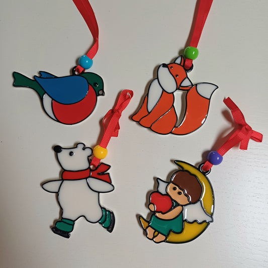 Addobbi natalizi. Collezione VETRO COLORATO